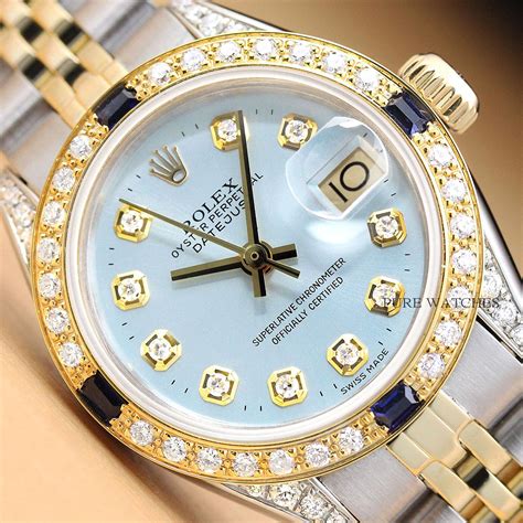 damen Rolex mit diamanten